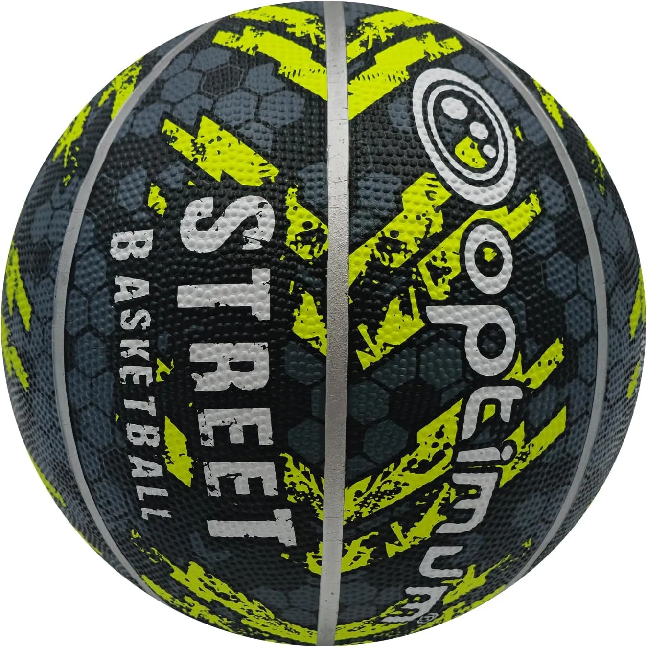 Optimum STREET BASKETBALL - BLACK/YELLOW - MINI