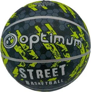 Optimum STREET BASKETBALL - BLACK/YELLOW - SIZE 7