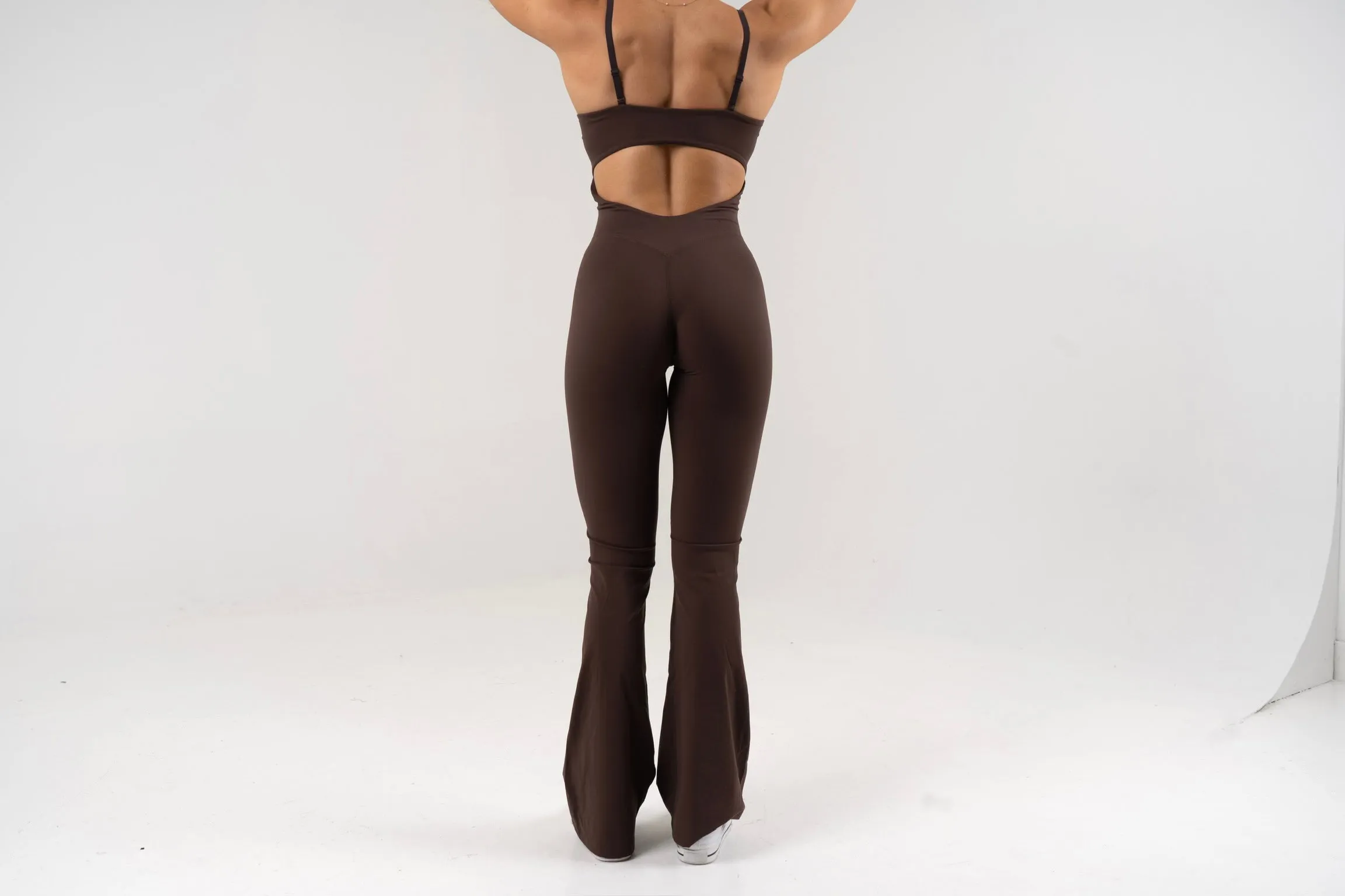 Opule Yoga Jumpsuit - Coffee
