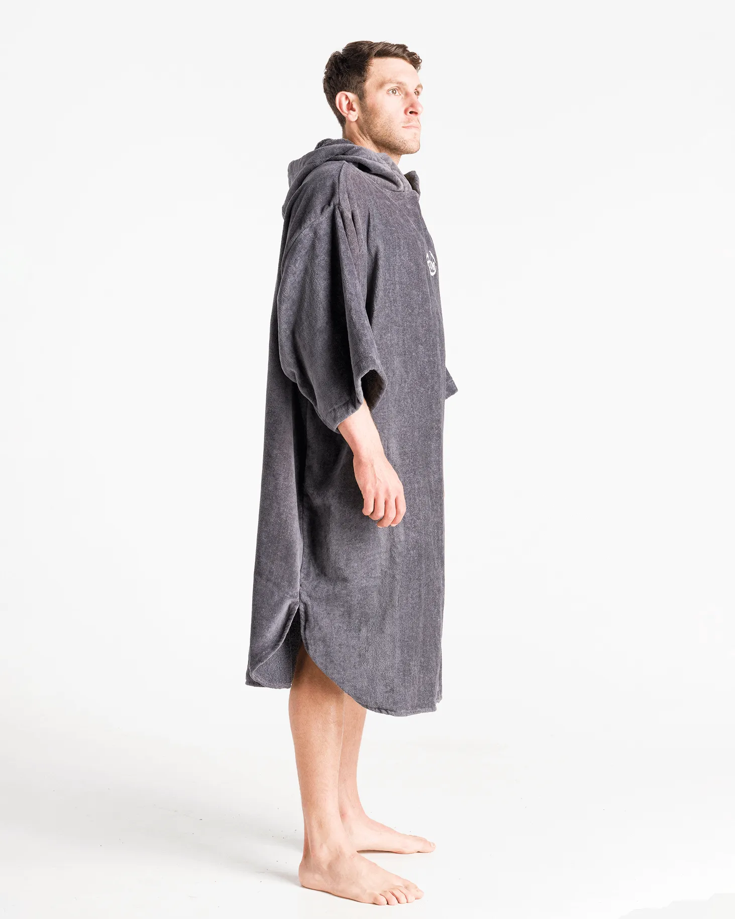 Original-Series Long Sleeve Changing Robe in Steel Grey