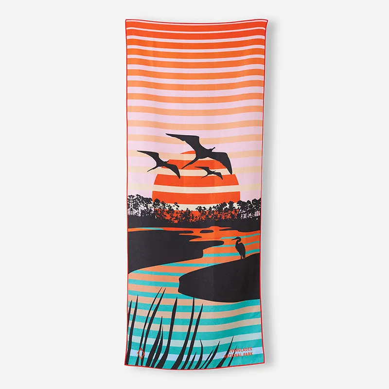 Original Towel: Everglades National Park Pink Teal