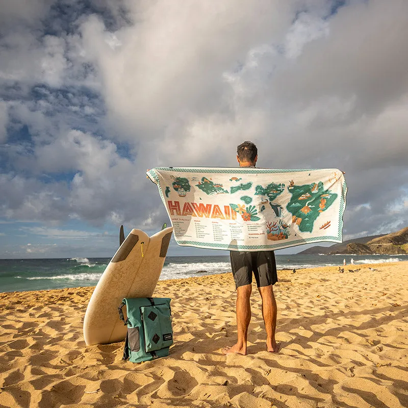 Original Towel: Hawaii Map