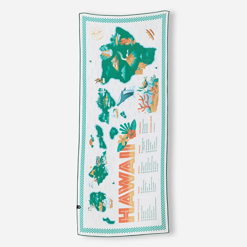 Original Towel: Hawaii Map