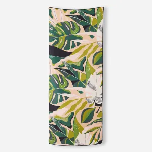 Original Towel: Monstera Green Pink
