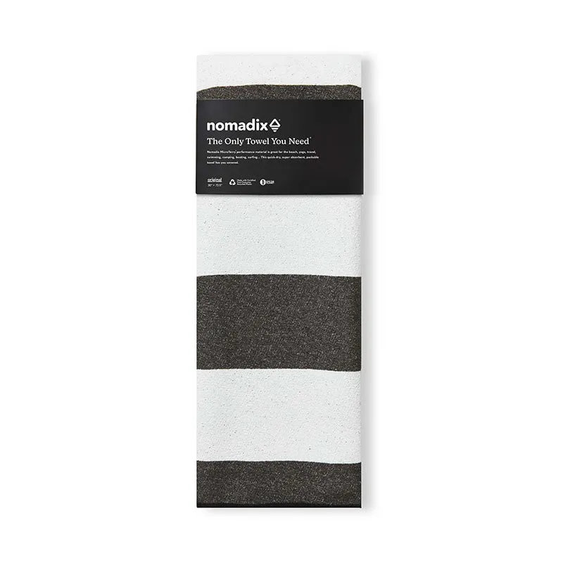 Original Towel: Stripes Noll Black