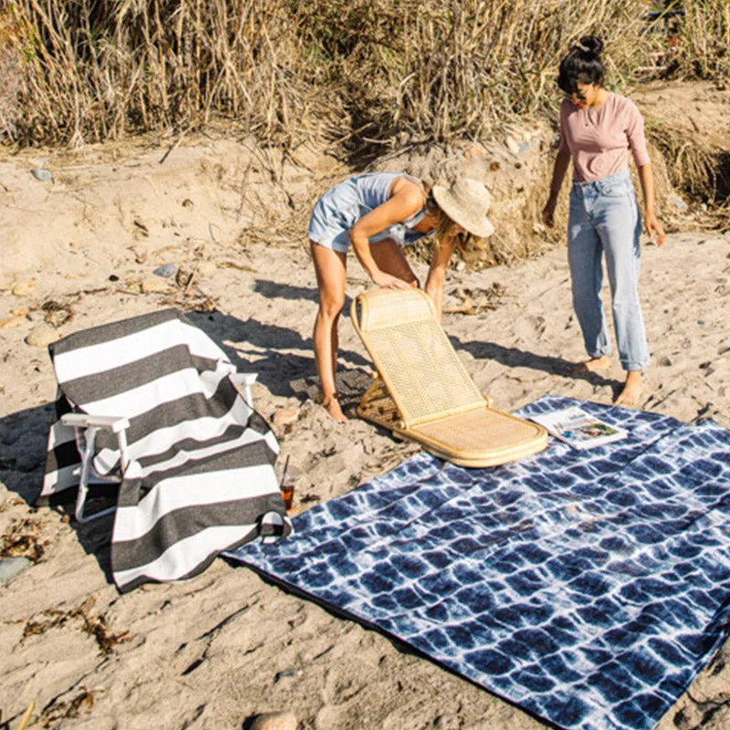 Original Towel: Stripes Noll Black