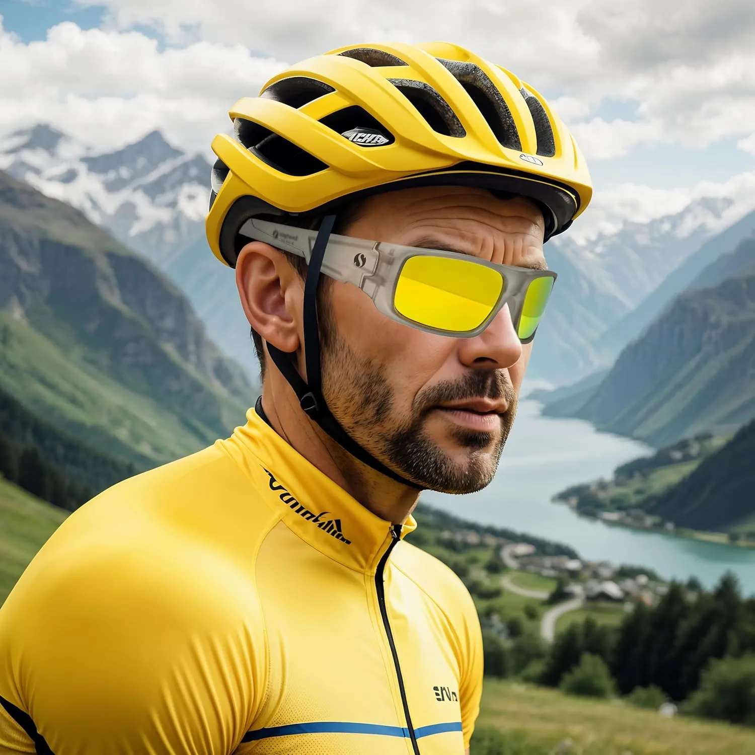 Outdoor Sports Polarized Sunglasses, TR90 Flexible Frame, TAC Polarized Lenses