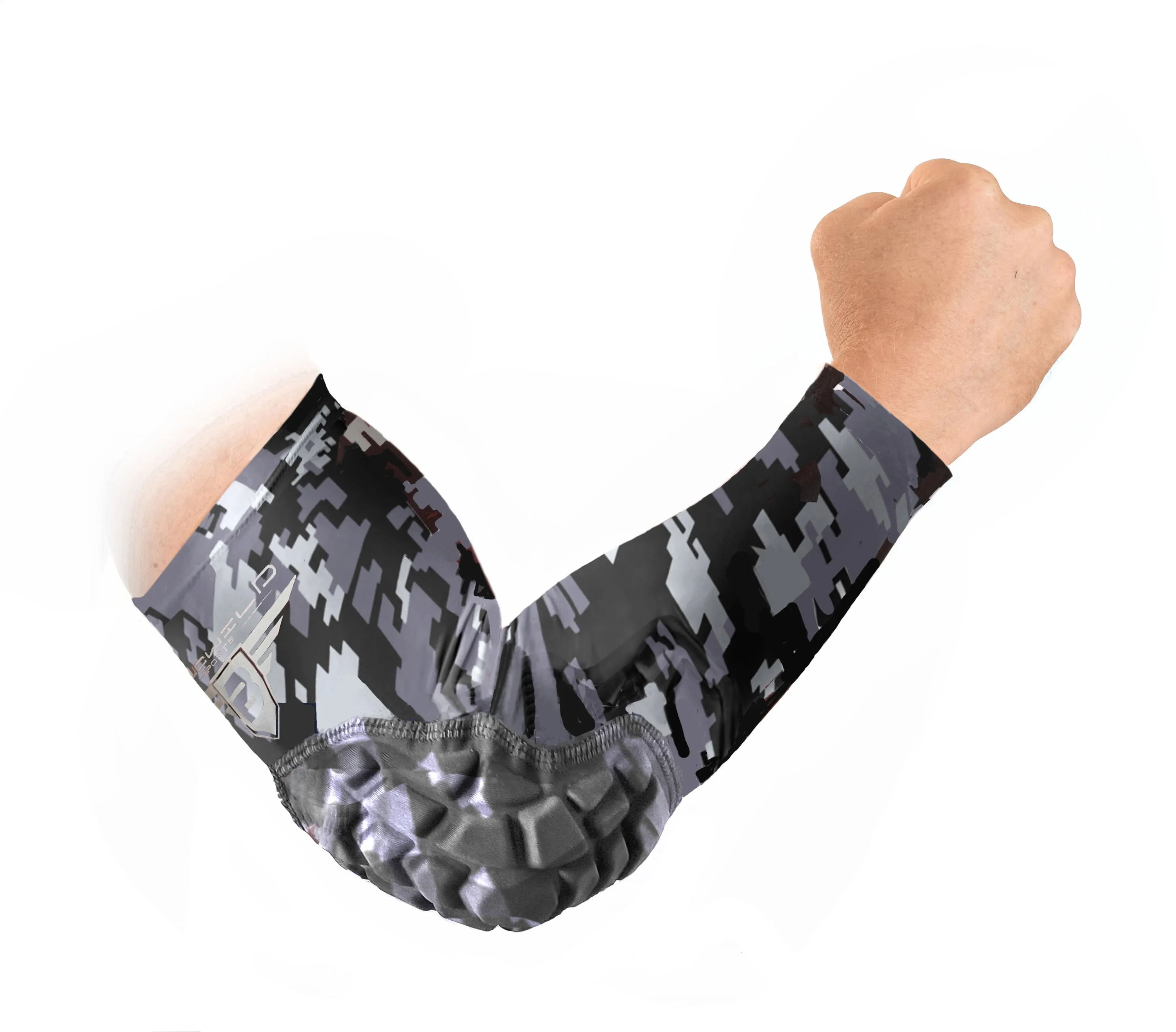 Padded Arm Sleeves - Black Camo