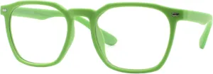 PASTL Kid's Blue Light Blocker Glasses Soft Flexible Square Frame Girls Boys UV