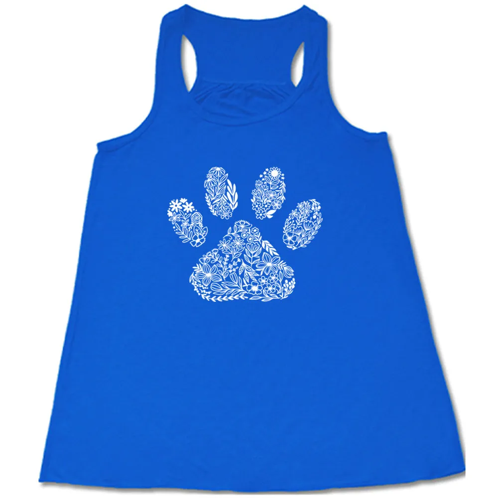 Paw Floral Design Shirt