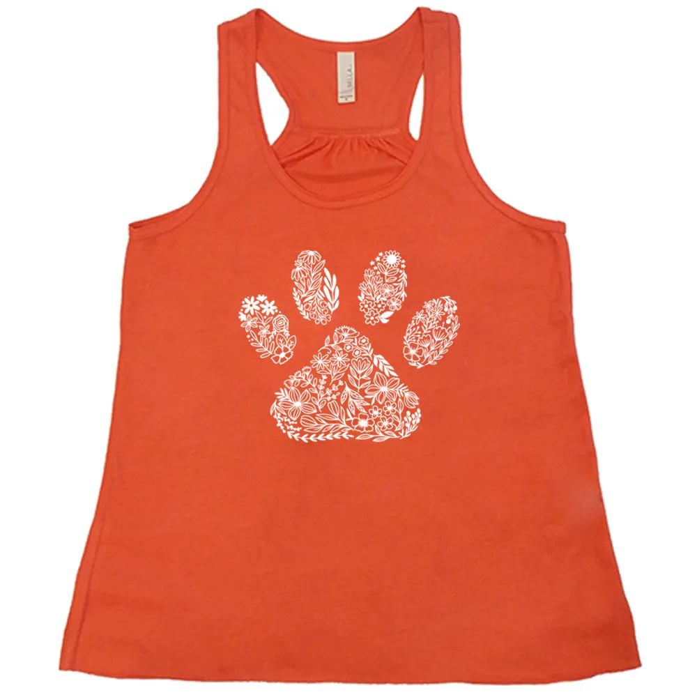Paw Floral Design Shirt
