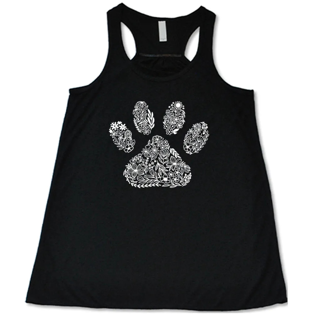 Paw Floral Design Shirt