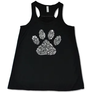 Paw Floral Design Shirt