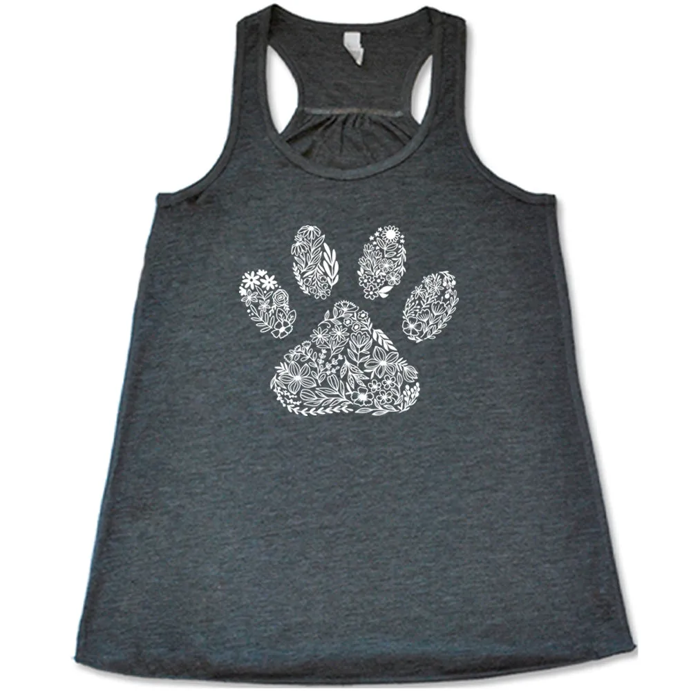 Paw Floral Design Shirt