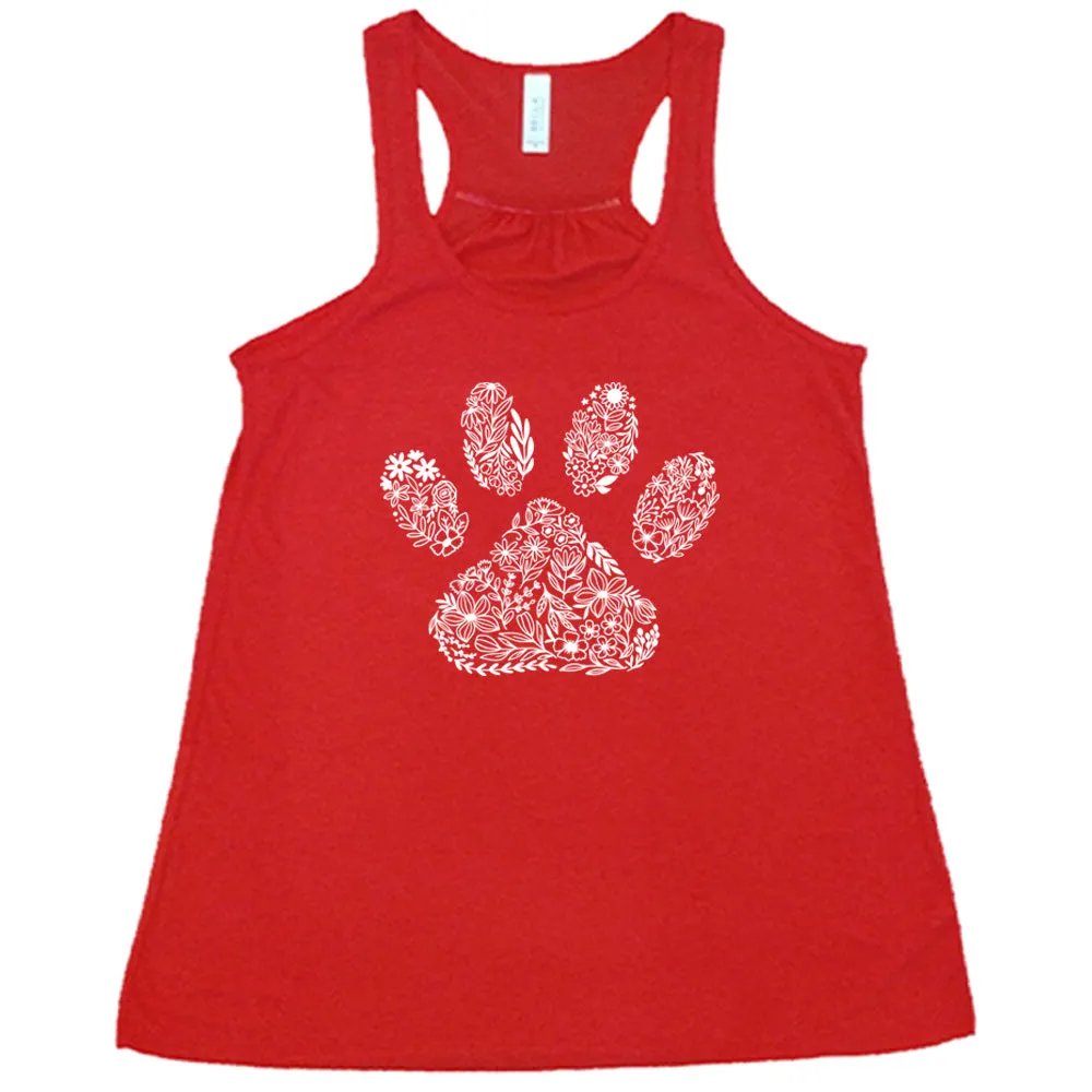 Paw Floral Design Shirt