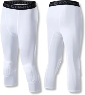 Perfect Part Mens Baseball Pants - Men's Basketball Compression Tights, Breathable Workout Compression Pants for Men