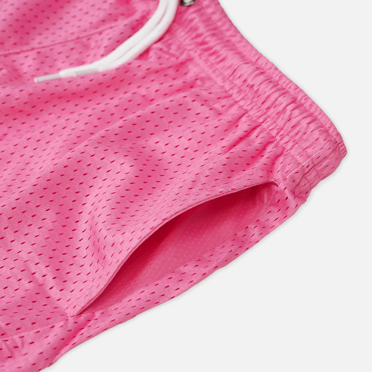 Pink Ribbon Patch Shorts - 7"
