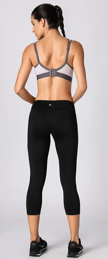 Plus size high impact wireless non-padded sports bra (32C-44F)