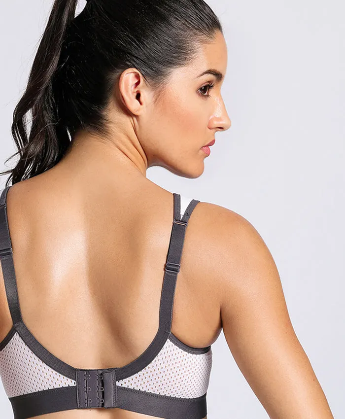 Plus size high impact wireless non-padded sports bra (32C-44F)