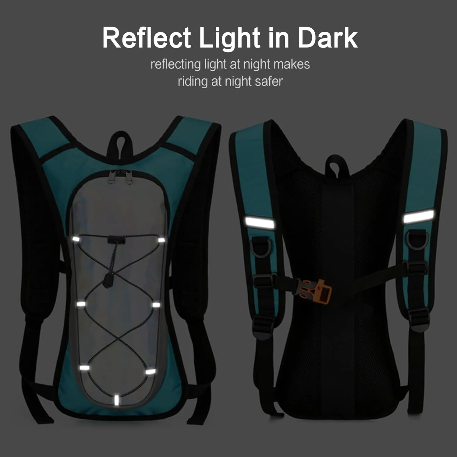 PORRASSO Cycling Hydration Backpack Running Rucksack Breathable Daypack