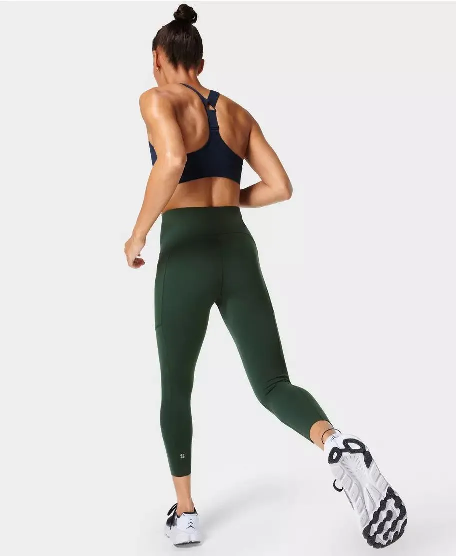 Power High Waist 7/8 Workout L Sb6438 78 Trek-Green