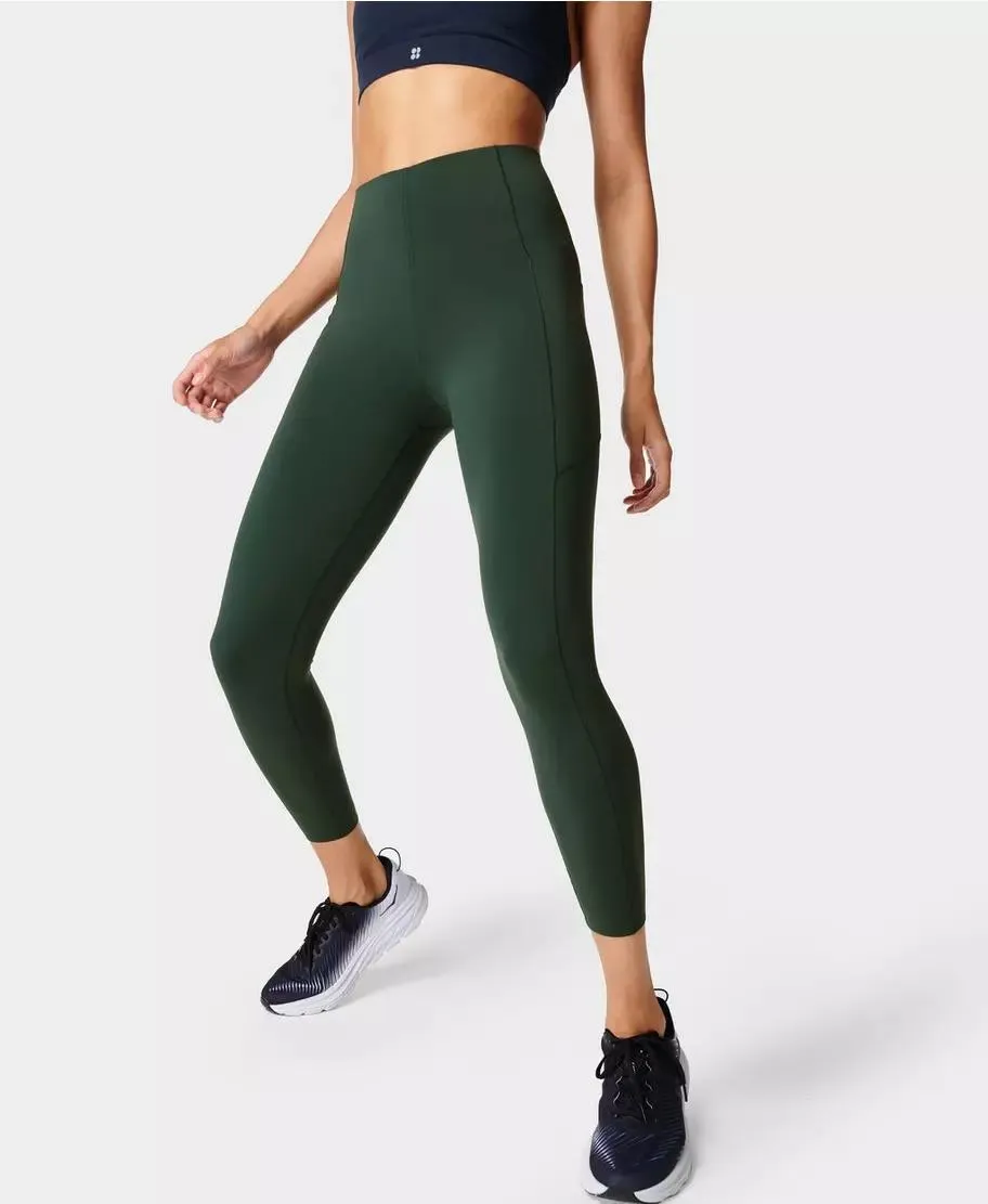 Power High Waist 7/8 Workout L Sb6438 78 Trek-Green