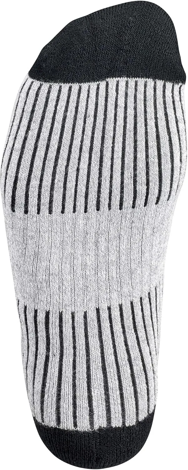 Premium Bamboo Crew Work Socks- Quarter High Moisture Wicking, Odor Eliminating