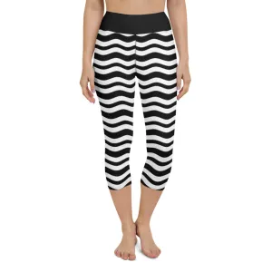 Premium Yoga Capri Leggings by doboobop