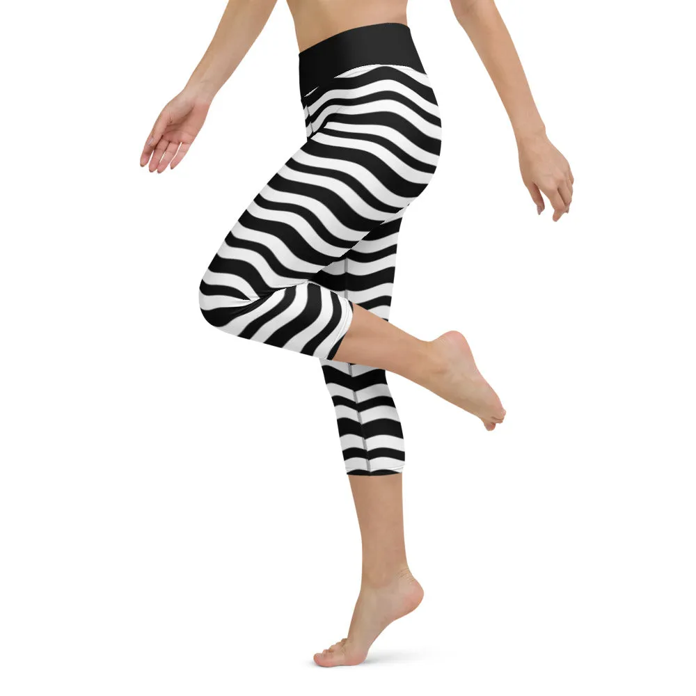 Premium Yoga Capri Leggings by doboobop