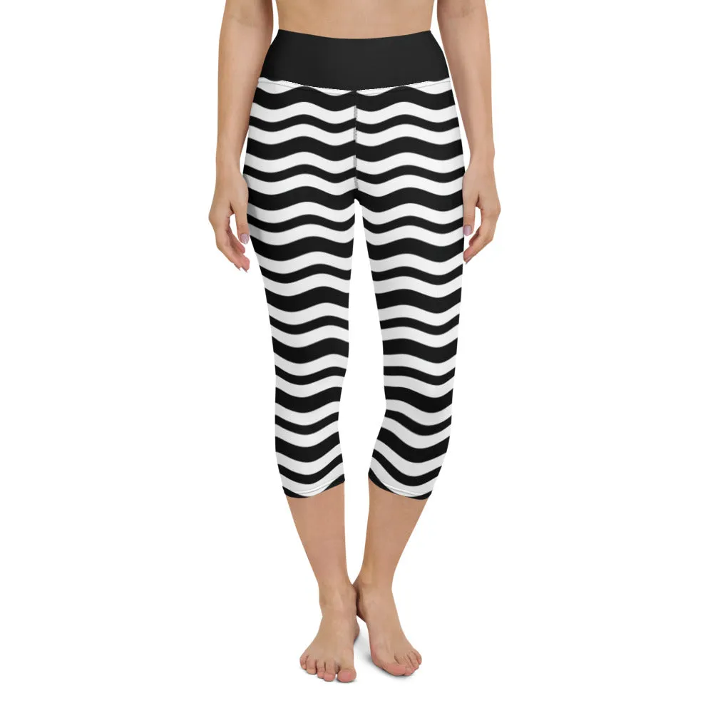 Premium Yoga Capri Leggings by doboobop