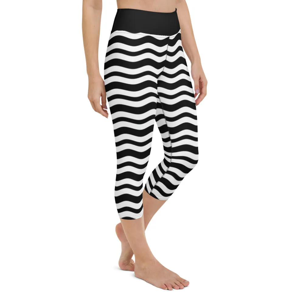 Premium Yoga Capri Leggings by doboobop
