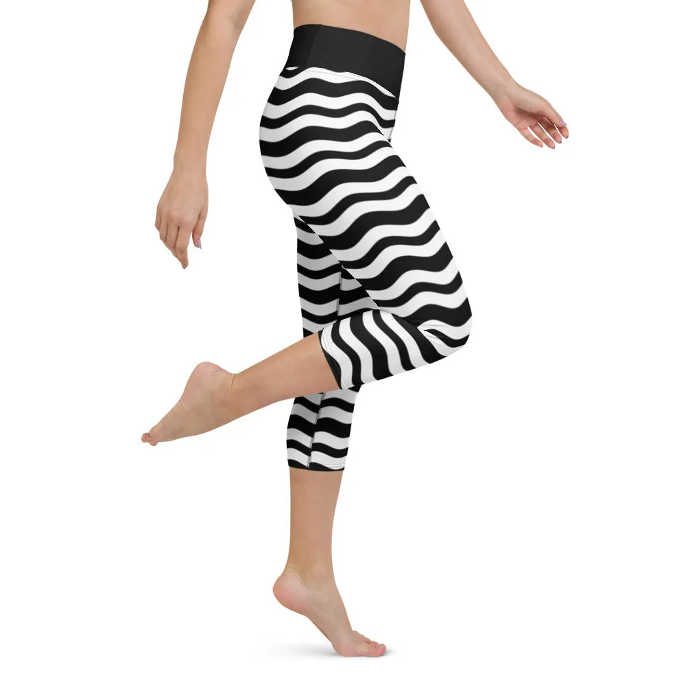 Premium Yoga Capri Leggings by doboobop