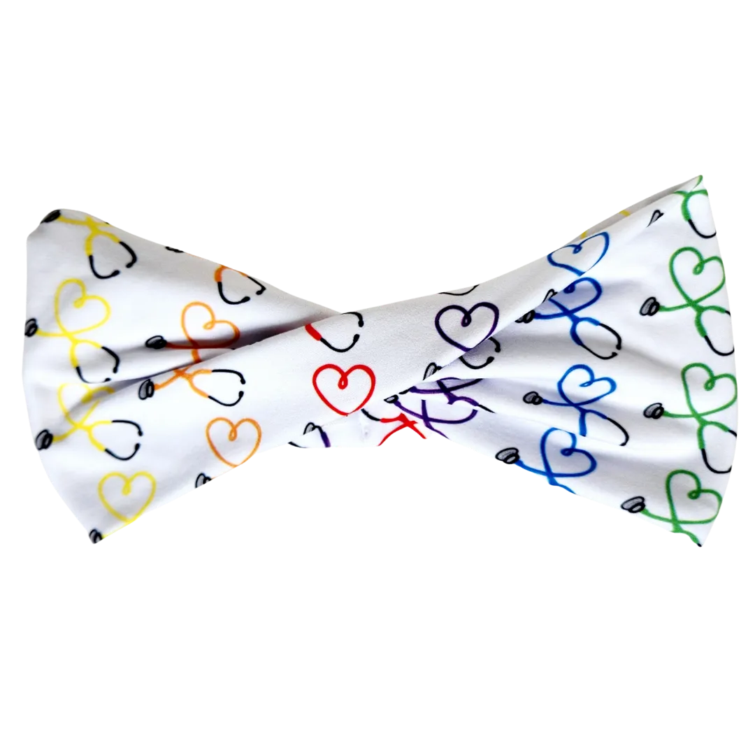 Pride Rainbow Stethoscopes Luxe Extra Wide - Workout Headband