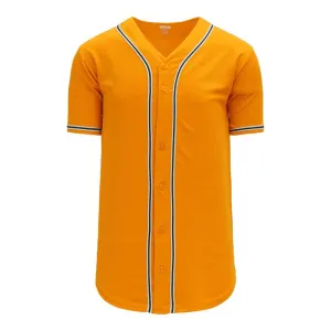 Pro Full Button Down Gold-White-Forest Jersey