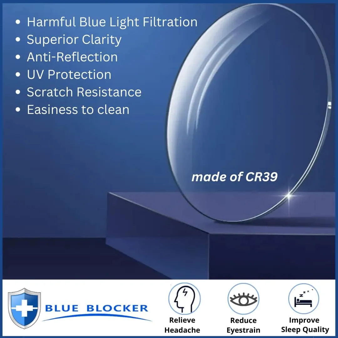 ProEyes Attitude 2, Progressive Blue Light Blocking Readers, 0 Strength on Top Lens, Lightweight, Flexible, Durable