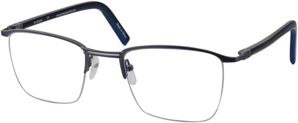 ProEyes Attitude 2, Progressive Blue Light Blocking Readers, 0 Strength on Top Lens, Lightweight, Flexible, Durable