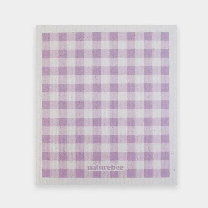 Purple Nature Bee Sponge Cloth Set