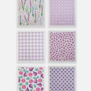 Purple Nature Bee Sponge Cloth Set