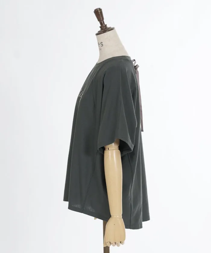 Quick-Dry Print Dolman T-Shirt