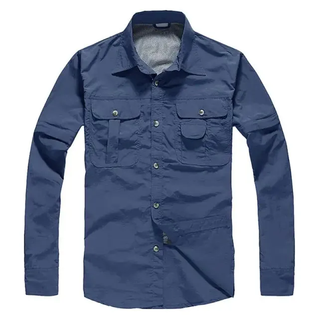 Quick Dry Tactical Button Up Shirt