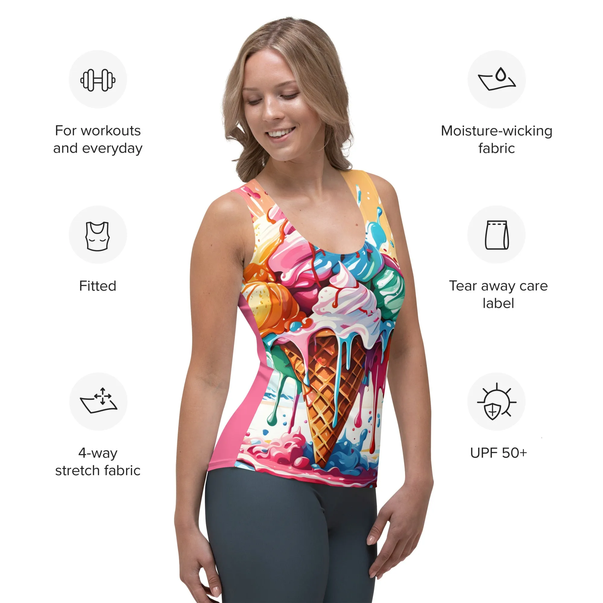 "Eat Me Baby" Collection - Designer Long Tank Top