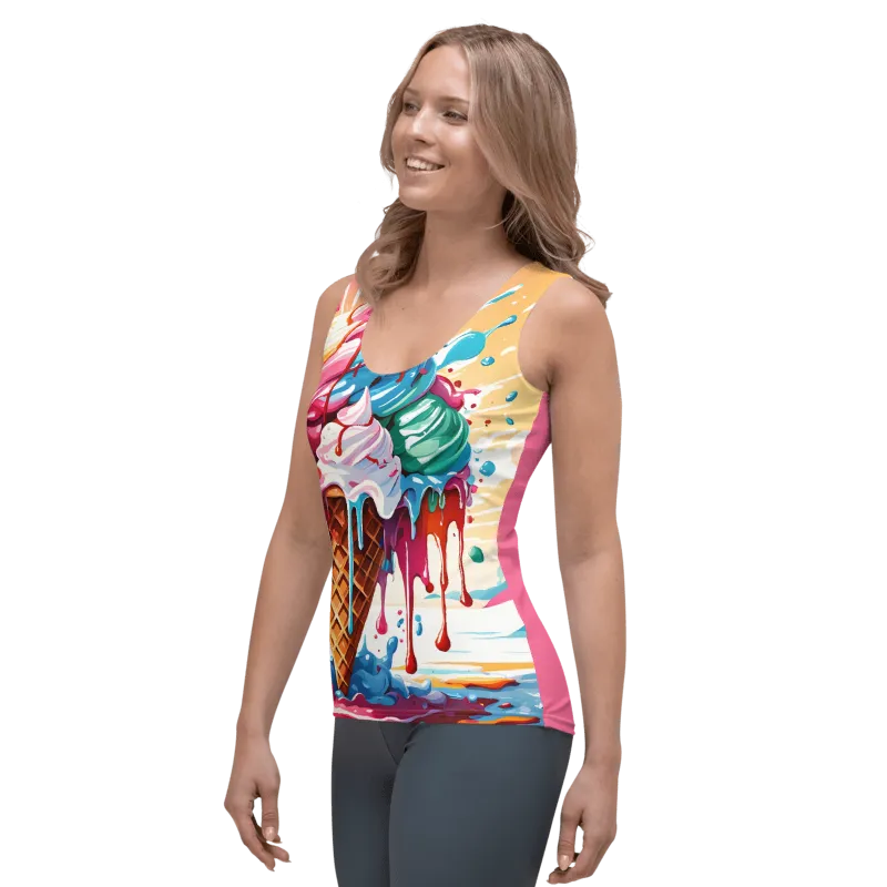 "Eat Me Baby" Collection - Designer Long Tank Top