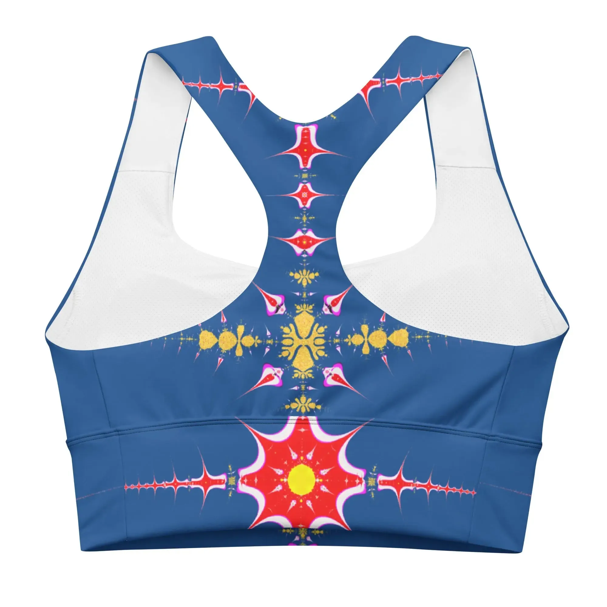 "Hippie Trippy" Collection - Longline Sports Bra