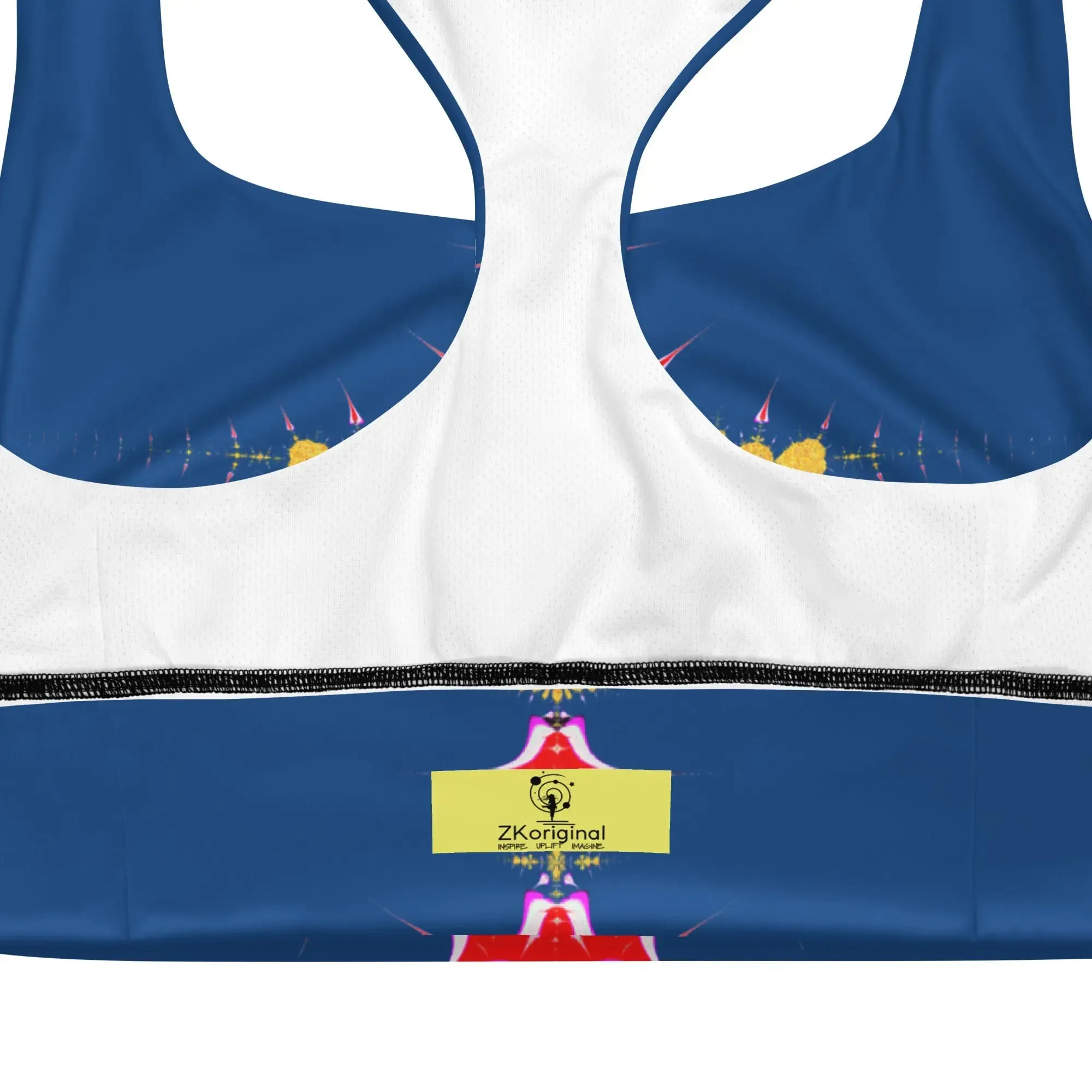 "Hippie Trippy" Collection - Longline Sports Bra
