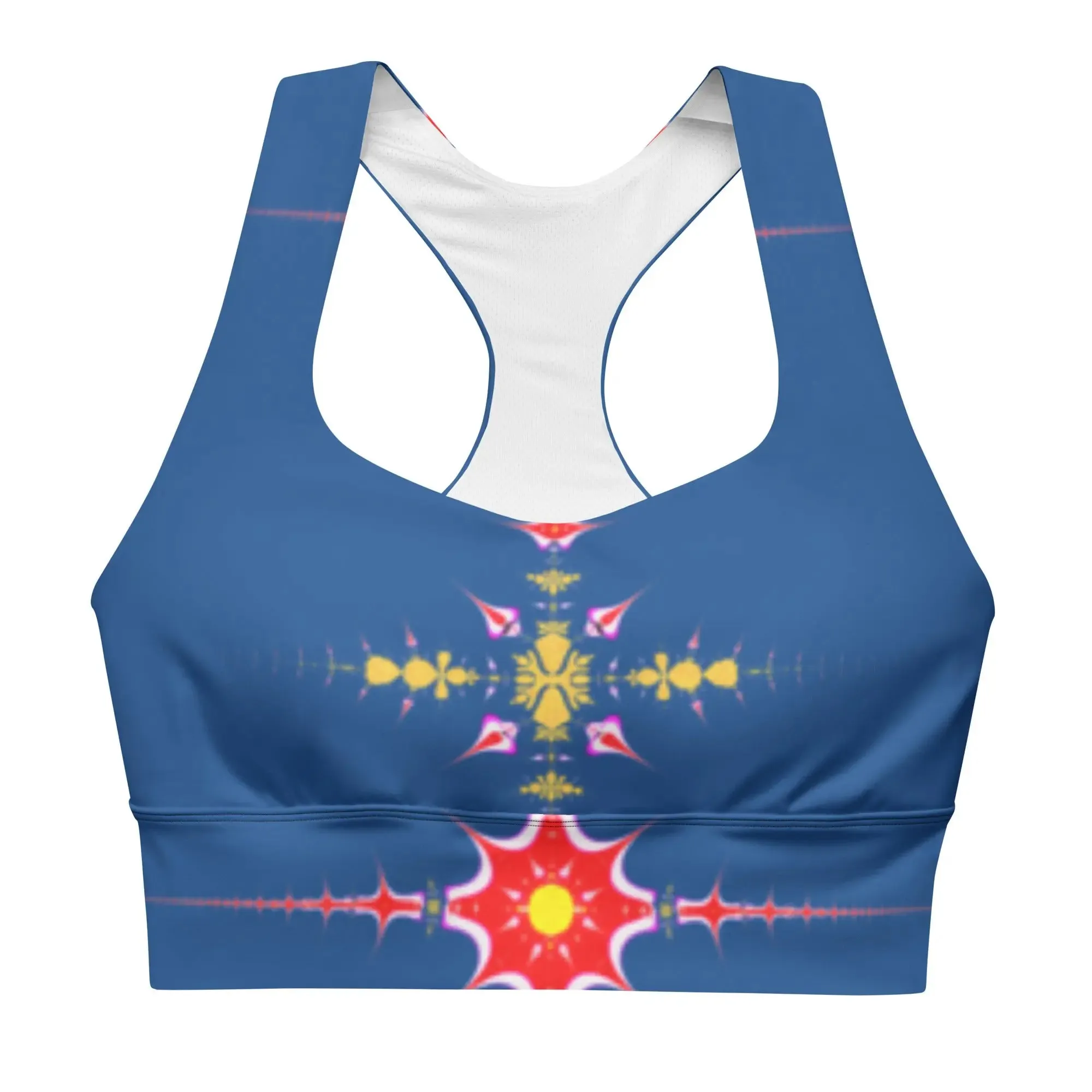 "Hippie Trippy" Collection - Longline Sports Bra