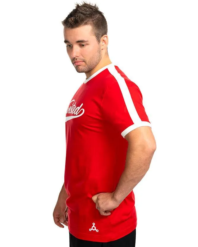 "Twisted" Fine Jersey Vintage Soccer Tee