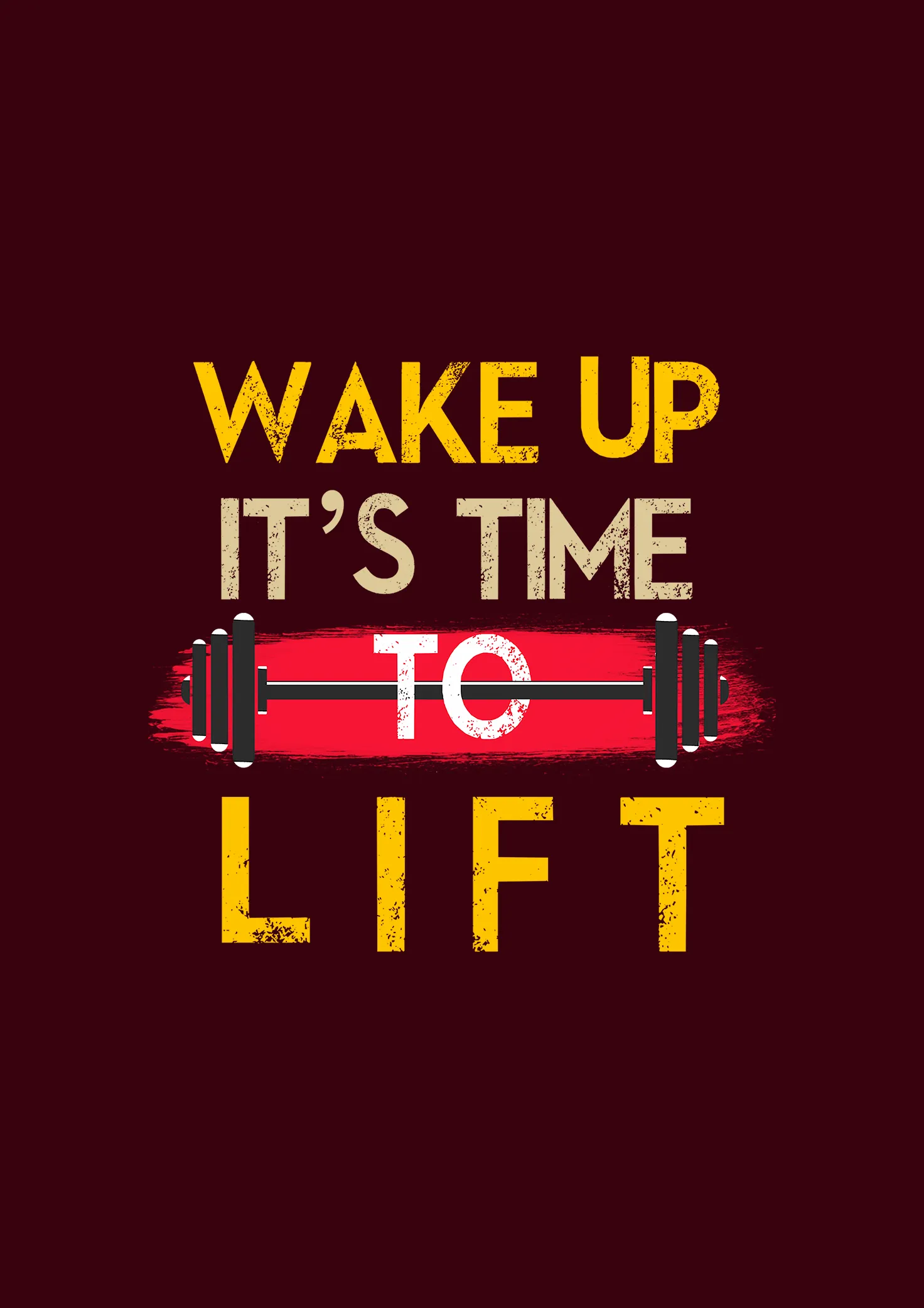 "WAKE UP IT'S TIME TOO LIFT"  HALF-SLEEVE T-SHIRTS