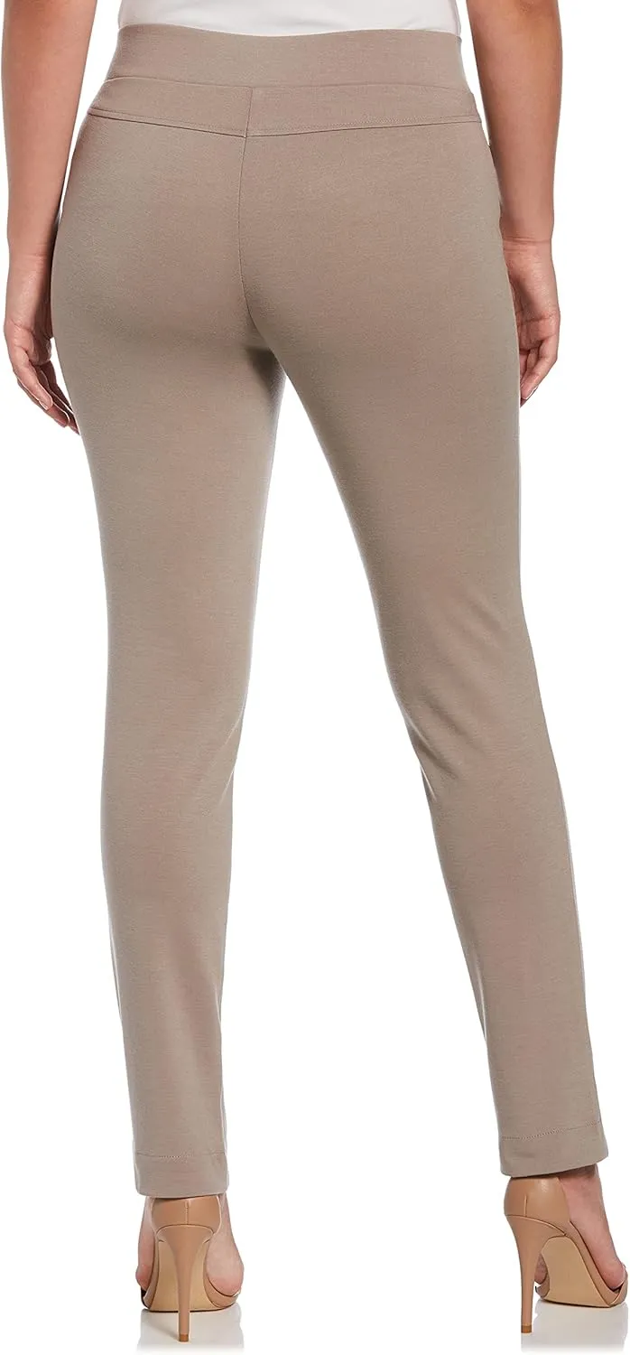 Rafaella Women's Slim Comfort Fit Ponte Dress Pants (Sizes 4-16)