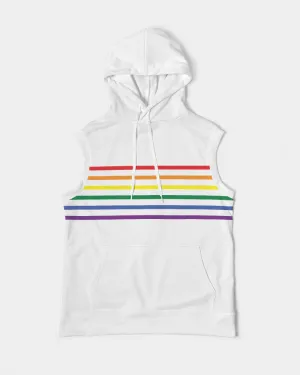 Rainbow Pride Premium Heavyweight Sleeveless Hoodie