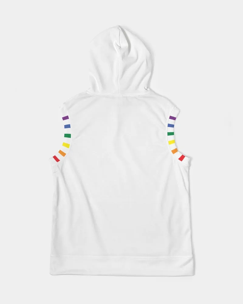Rainbow Pride Premium Heavyweight Sleeveless Hoodie